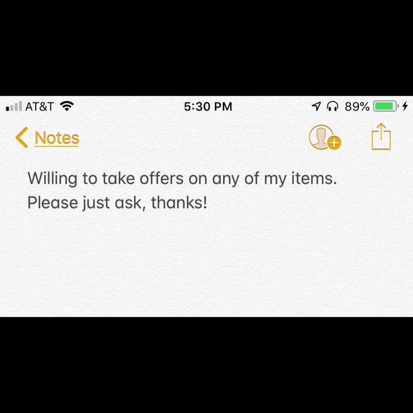 Other - Willing to take offers on my items. Thanks!